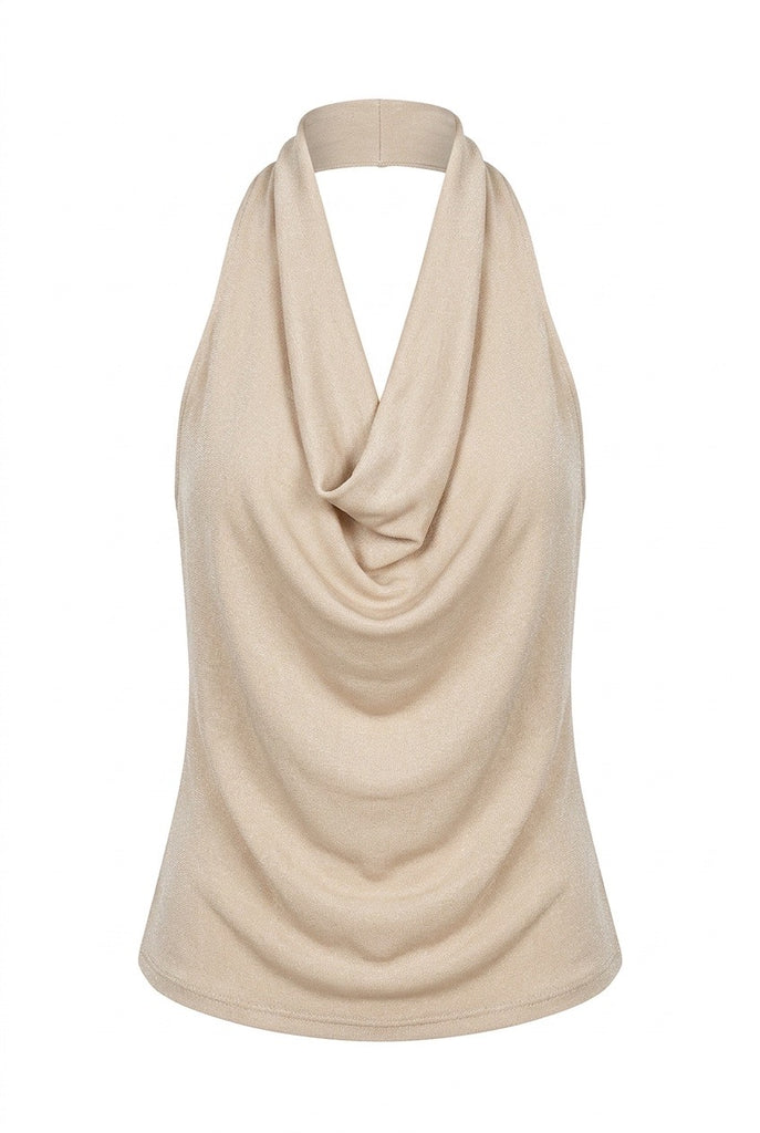 Top Halter Drapeado
