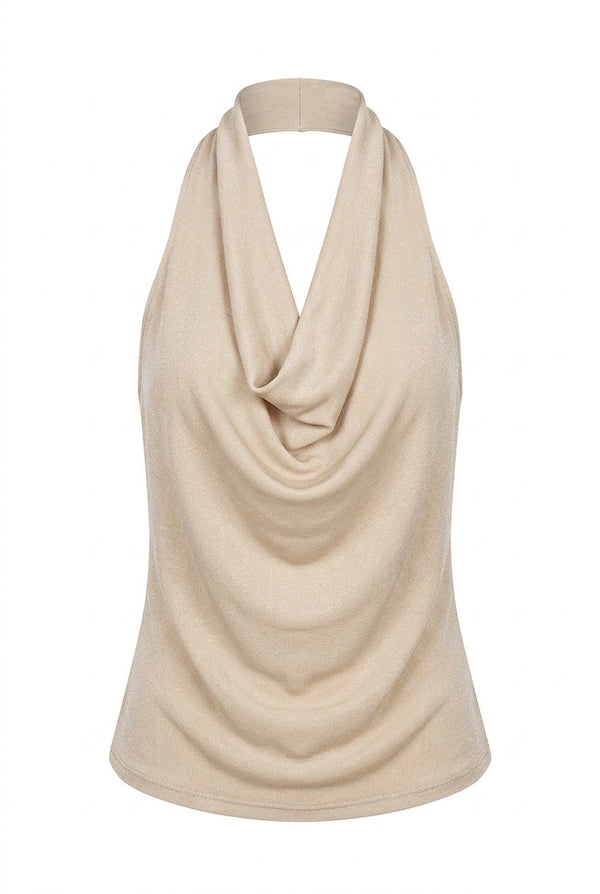 Top Halter Drapeado