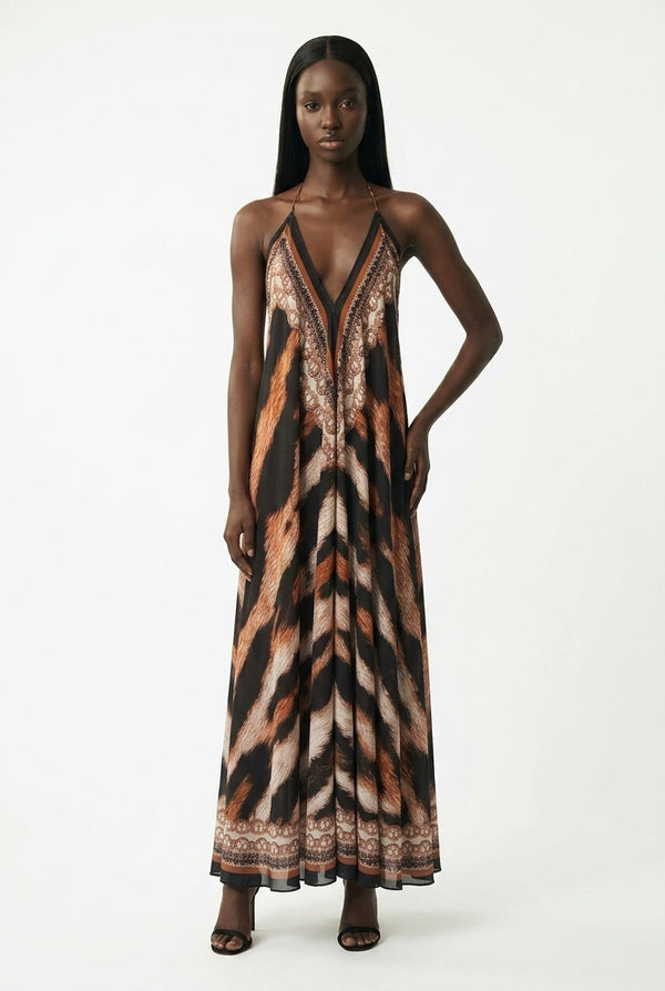 Vestido Tigre Pedrería