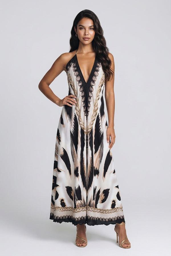 Vestido Boho Animal Print