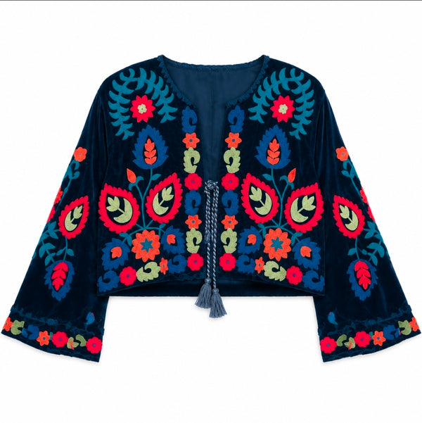 Bolero Terciopelo Bordado